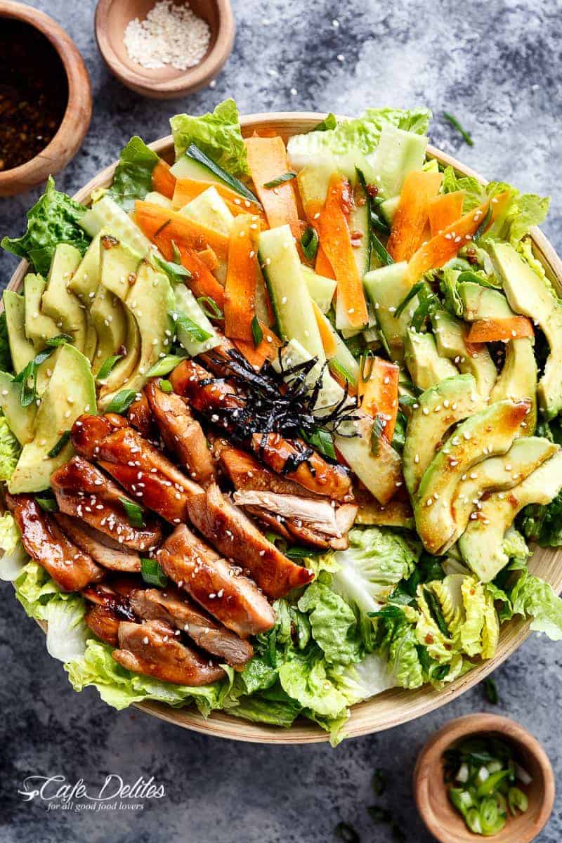 Effortless Teriyaki Chicken Salad: Homemade Flavor, Café Quality